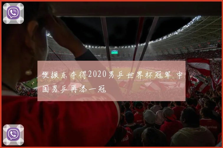 樊振东夺得2020男乒世界杯冠军 中国男乒再添一冠