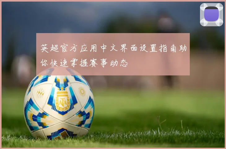 英超官方应用中文界面设置指南助你快速掌握赛事动态